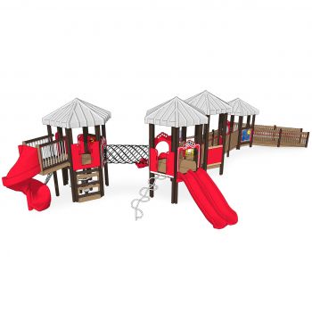 Cardinal Recycled Playsystem - Front View