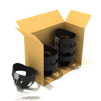 Box of 6 Elite High Back Bucket Seats with Steel Insert (5 Colors Available)