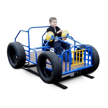 Child Driving the Jeep