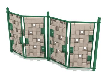 pixel zigzag climber- tan