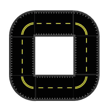 Daytona Square Pedal Path