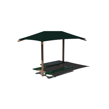 Essentials - Regal Picnic Table with Shade
