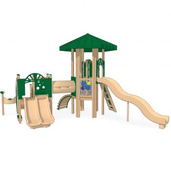 Wolf Recycled Playground - Front View