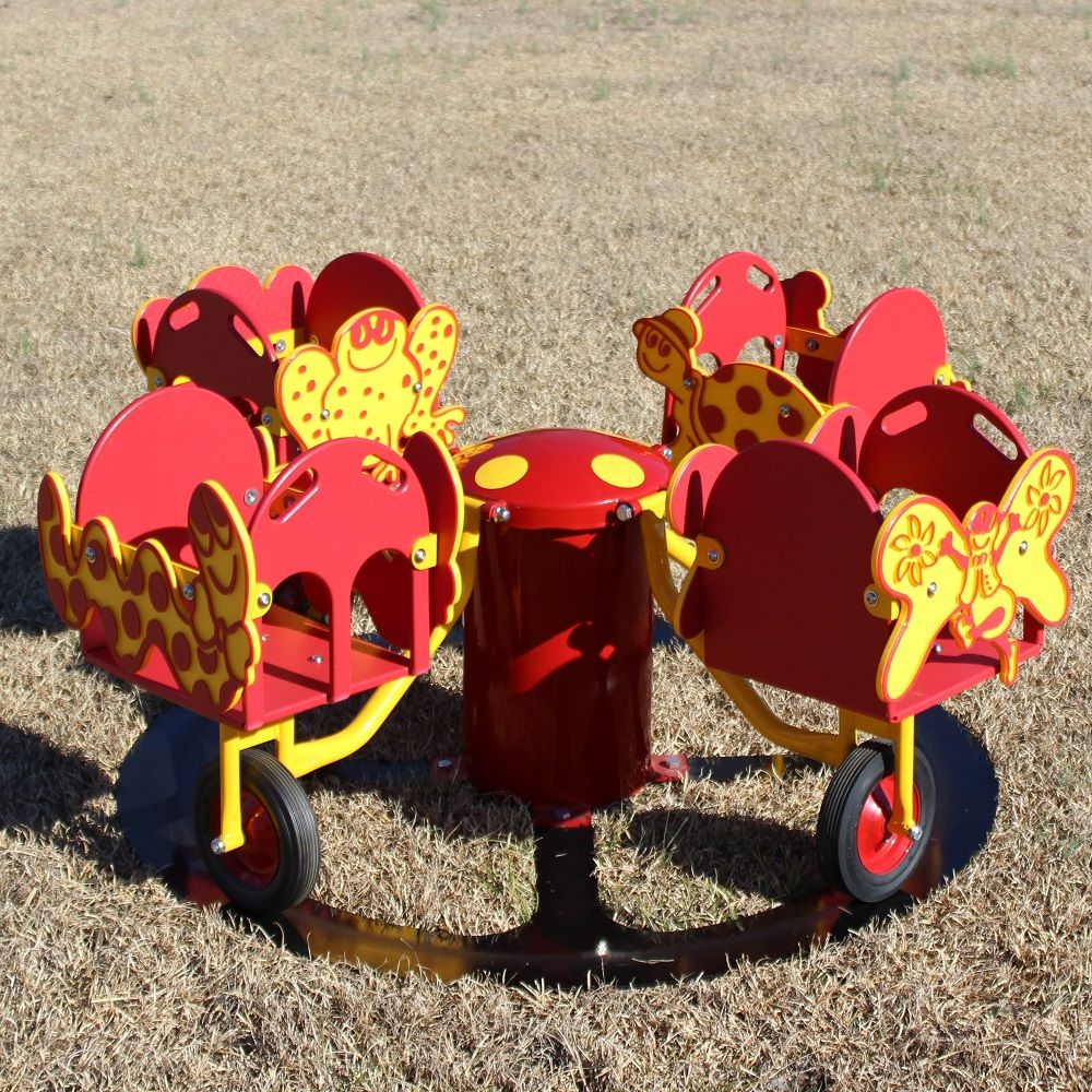 Carrington Carousel - Front - Red and Yellow