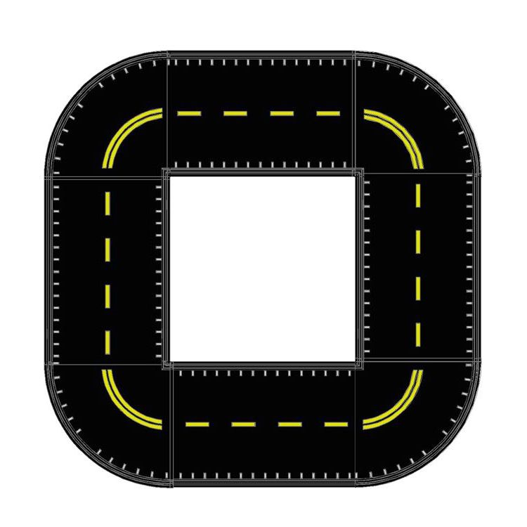 Daytona Square Pedal Path