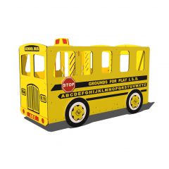 School Bus Dramatic Play Vehicle Front View