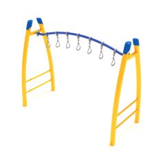 Freestanding Curved Overhead Ring Climber
