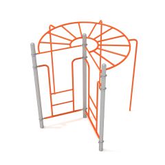 Freestanding 270-Degree Rung Standard Horizontal Climber
