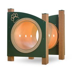 Dog Log Recycled Plastic Dog Park Play Equipment 